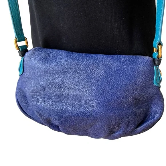 MARC by MARC JACOBS Blue/Teal Mini Natasha Crossbody Bag